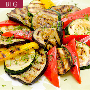 Grilled vegetables collection and delivery from Pinocchio Restaurant
