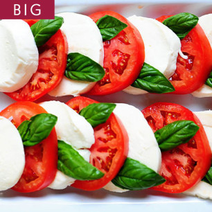 Caprese salad collection and delivery from Pinocchio Restaurant