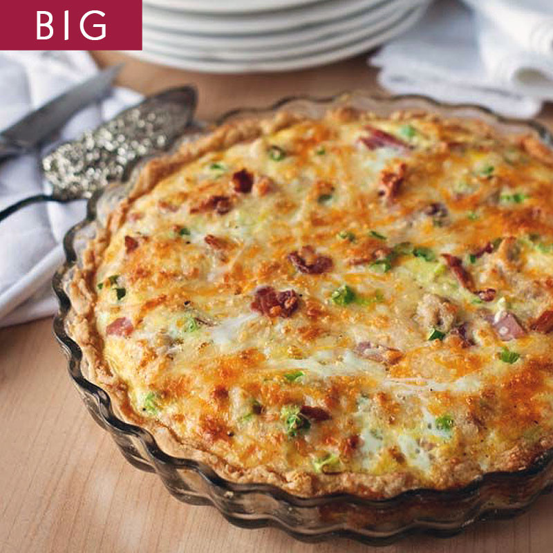 MEAT QUICHE - BIG PLATTER