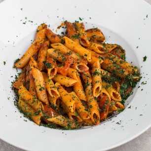 Penne all'Arrabiata collection and delivery from Pinocchio Restaurant