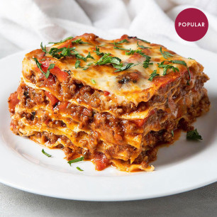 Lasagna alla Bolognese collection & delivery from Pinocchio Restaurant
