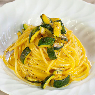 Vegetarian Carbonara collection and delivery from Pinocchio Restaurant