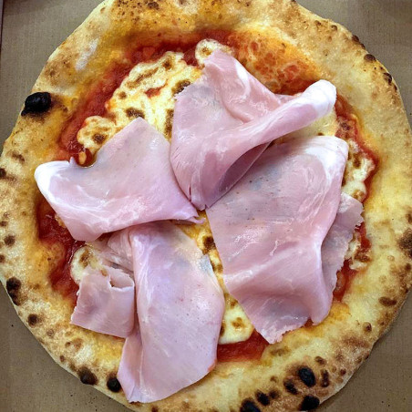 Pizza Margherita with Ham collection and delivery from Pinocchio Resta