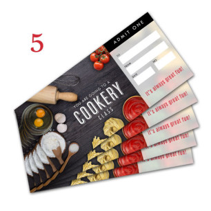 GIFT VOUCHER - 5 COOKERY CLASSES at Pinocchio Cookery School