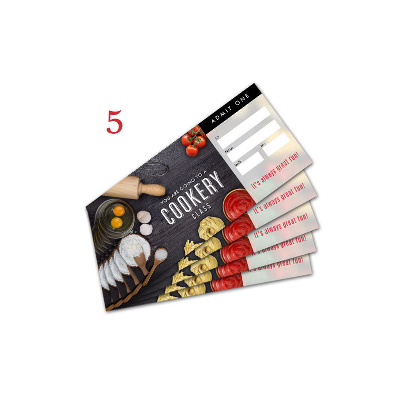 GIFT VOUCHERS - 5 COOKERY CLASSES