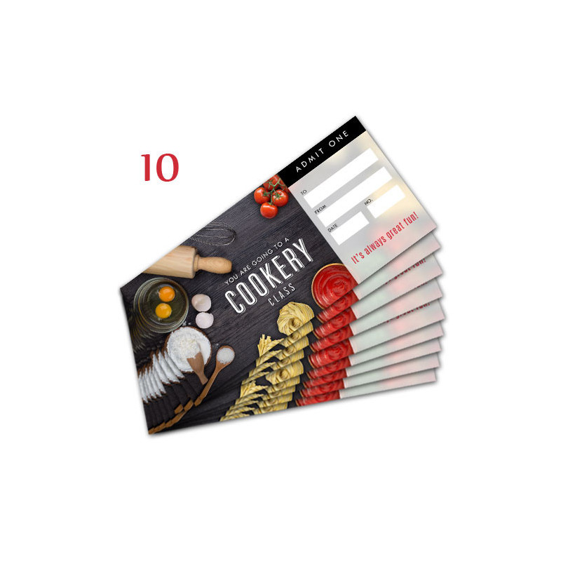 GIFT VOUCHERS - 10 COOKERY CLASSES