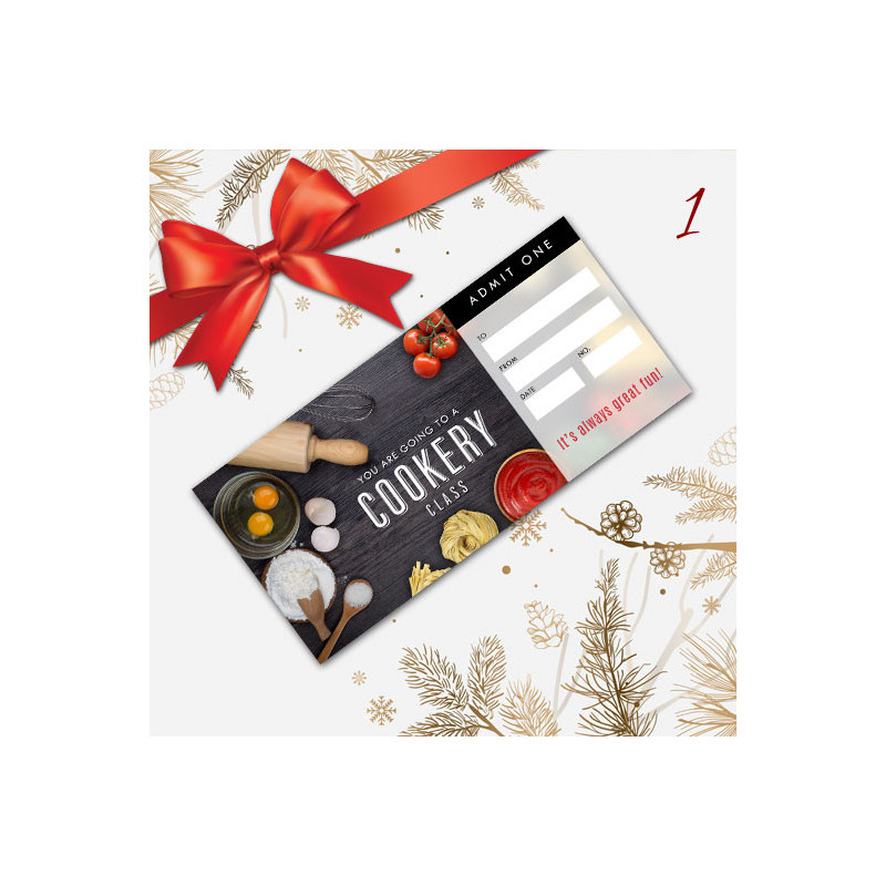 GIFT VOUCHER - 1 COOKERY CLASS GIFT VOUCHER - 1 COOKERY CLASS