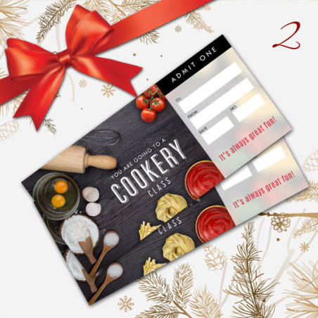 GIFT VOUCHER - 2 COOKERY CLASSES at Pinocchio Cookery School