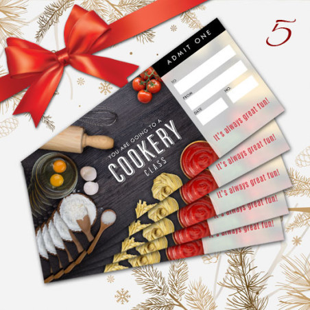 GIFT VOUCHER - 5 COOKERY CLASSES at Pinocchio Cookery School