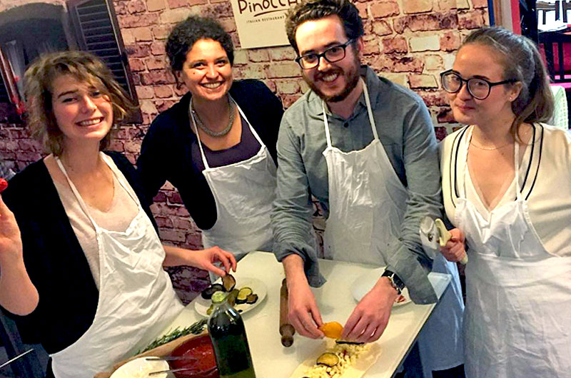 Team building - pinocchio cookery school